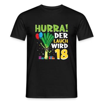 Lauch Kostüm Bodybuilding Satire Gym Jga - Männer T-Shirt - Schwarz - Vorne - AI Model Male 178 light (178cm)