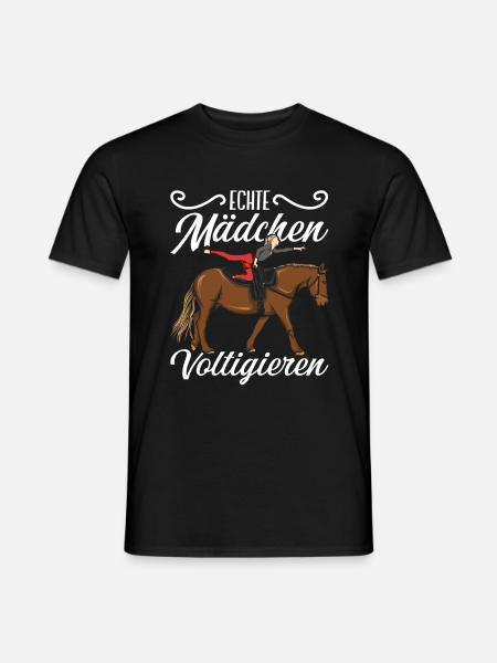Voltigieren - Männer T-Shirt - Schwarz