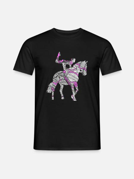 Voltigieren - Männer T-Shirt - Schwarz
