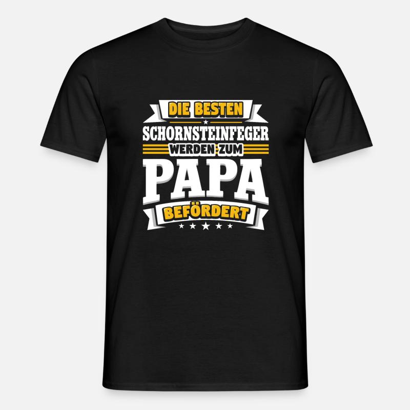 Schornsteinfeger - Männer T-Shirt - Schwarz