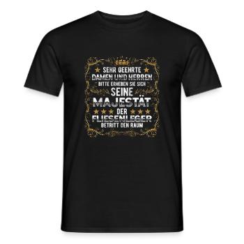 Fliesenleger - Männer T-Shirt - Schwarz - Vorne - AI Model Male 178 light (178cm)