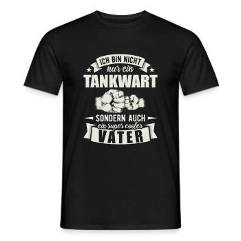 Tankwart - Männer T-Shirt - Schwarz - Vorne - AI Model Male 178 light (178cm)