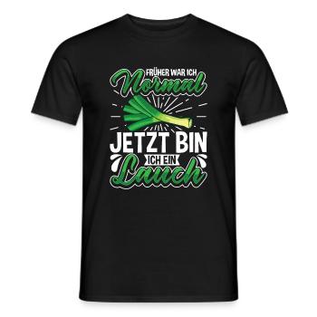 Lauch Kostüm Bodybuilding Satire Gym Jga - Männer T-Shirt - Schwarz - Vorne - AI Model Male 178 light (178cm)