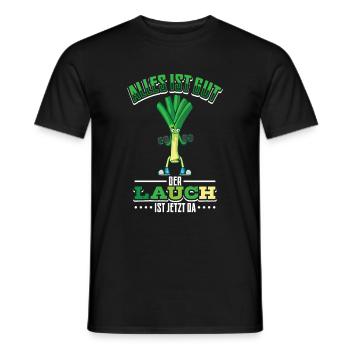Lauch Kostüm Bodybuilding Satire Gym Jga - Männer T-Shirt - Schwarz - Vorne - AI Model Male 178 light (178cm)