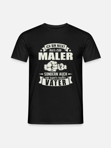 Maler - Männer T-Shirt - Schwarz