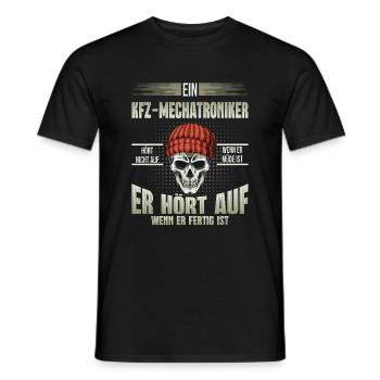 Kfz Mechatroniker - Männer T-Shirt - Schwarz - Vorne - AI Model Male 178 light (178cm)