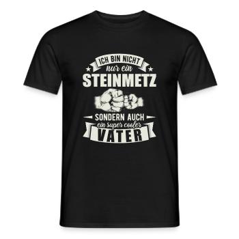 Steinmetz - Männer T-Shirt - Schwarz - Vorne - AI Model Male 178 light (178cm)