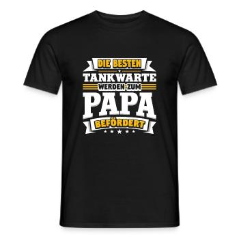 Tankwart - Männer T-Shirt - Schwarz - Vorne - AI Model Male 178 light (178cm)
