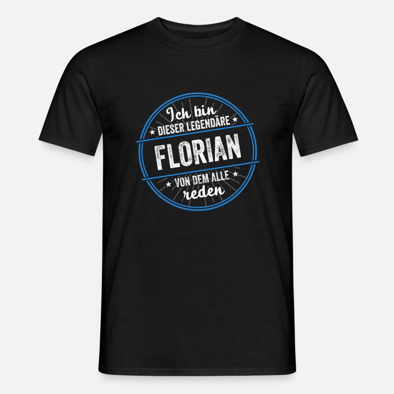 Ich bin dieser legendärer Florian Name - Männer T-Shirt - Schwarz