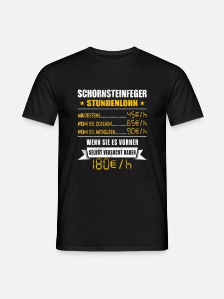 Schornsteinfeger - Männer T-Shirt - Schwarz