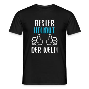 Helmut Vorname Name Geburtstag - Männer T-Shirt - Schwarz - Vorne - AI Model Male 178 light (178cm)