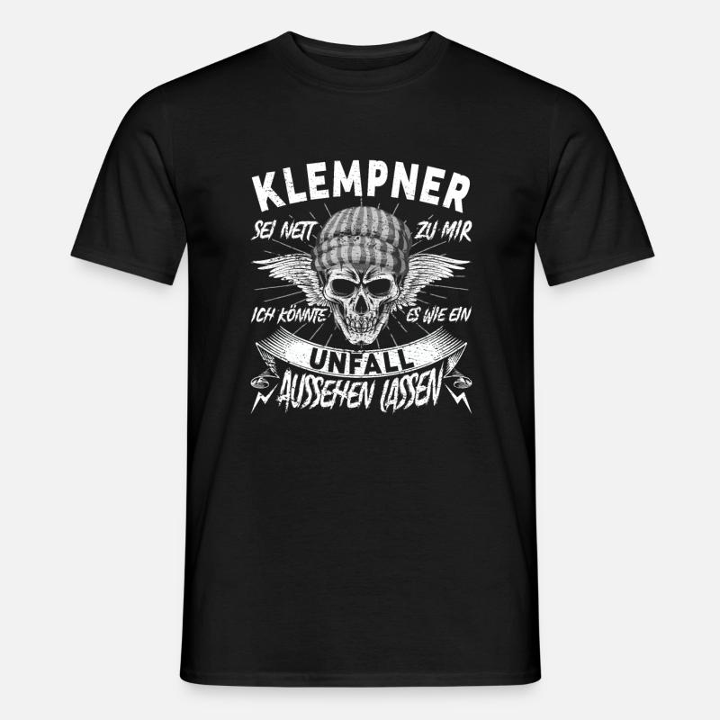 Klempner - Männer T-Shirt - Schwarz