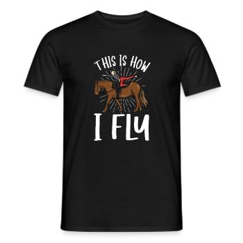 Voûte Volti Voûte Chevaux Chevaux Filles - T-shirt homme - noir - Devant - AI Model Male 178 light (178cm)