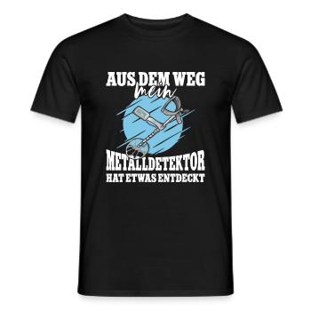 Sondeln Sondel Metalldetektor Schatzsuche - Männer T-Shirt - Schwarz - Vorne - AI Model Male 178 light (178cm)
