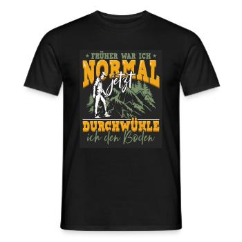 Sondeln Sondel Metalldetektor Schatzsuche - Männer T-Shirt - Schwarz - Vorne - AI Model Male 178 light (178cm)