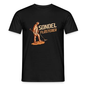Sondeln Sondel Metalldetektor Schatzsuche - Männer T-Shirt - Schwarz - Vorne - AI Model Male 178 light (178cm)