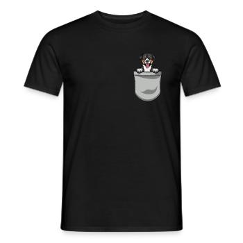 Appenzeller Sennenhund Geschenk Hunde - Männer T-Shirt - Schwarz - Vorne - AI Model Male 178 light (178cm)
