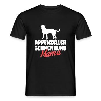 Appenzeller Mountain Dog Cadeau Chiens - T-shirt homme - noir - Devant - AI Model Male 178 light (178cm)