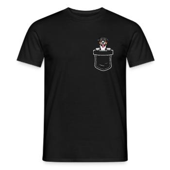 Appenzeller Sennenhund Geschenk Hunde - Männer T-Shirt - Schwarz - Vorne - AI Model Male 178 light (178cm)