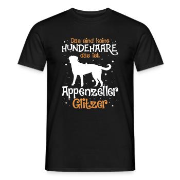 Appenzeller Sennenhund Geschenk Hunde - Männer T-Shirt - Schwarz - Vorne - AI Model Male 178 light (178cm)