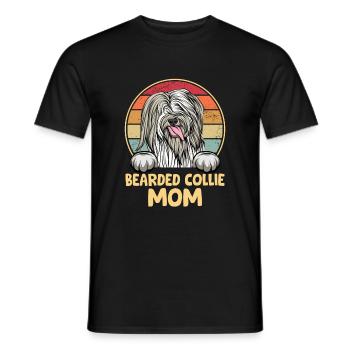 Bearded Collie Gift Chiens - T-shirt homme - noir - Devant - AI Model Male 178 light (178cm)