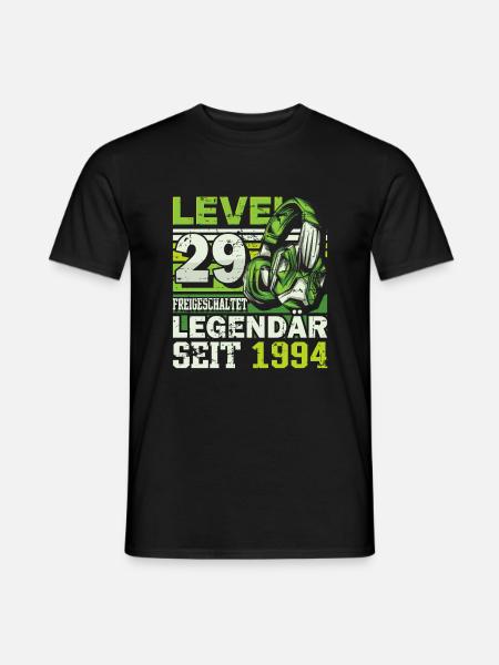 Level 29 freigeschaltet legendär seit 1994 - Männer T-Shirt - Schwarz