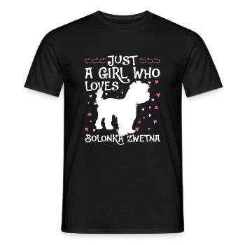 Bolonka Zwetna Chiens cadeaux - T-shirt homme - noir - Devant - AI Model Male 178 light (178cm)