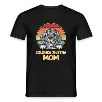 Bolonka Zwetna Chiens cadeaux - T-shirt homme - noir - Devant - AI Model Male 178 light (178cm)