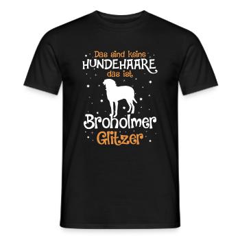 Broholmer Geschenk Hunde - Männer T-Shirt - Schwarz - Vorne - AI Model Male 178 light (178cm)