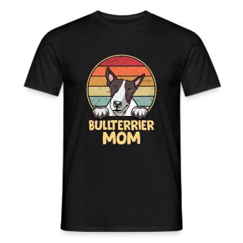 Bull Terrier Chiens cadeaux - T-shirt homme - noir - Devant - AI Model Male 178 light (178cm)