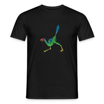 xxx Dinosaur Kids Dino Gift - Men's T-Shirt - black - Front - AI Model Male 178 light (178cm)