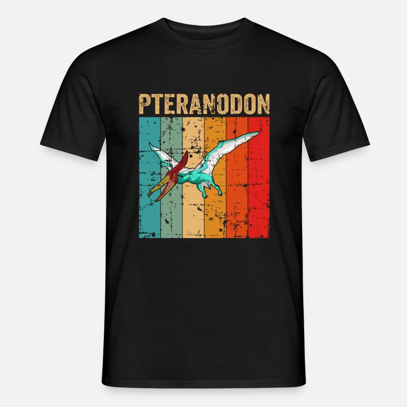 Pteranodon Dinosaurier Kinder Dino Geschenk - Männer T-Shirt - Schwarz