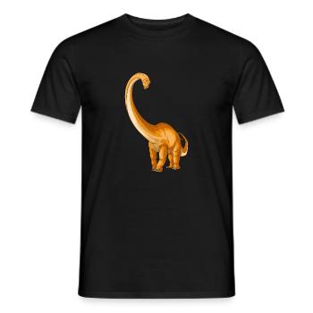Diplodocus Dinosaur Children Dino Gift - Men's T-Shirt - black - Front - AI Model Male 178 light (178cm)