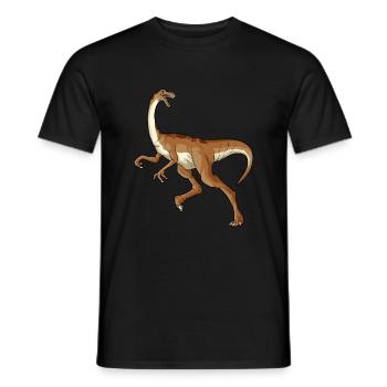 Gallimimus Dinosaur Children Dino Gift - Men's T-Shirt - black - Front - AI Model Male 178 light (178cm)