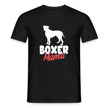 Propriétaire de chien boxeur allemand - T-shirt homme - noir - Devant - AI Model Male 178 light (178cm)
