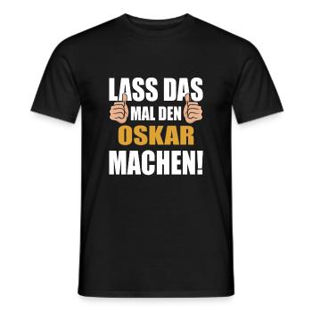 Lass das mal den Oskar machen - Männer T-Shirt - Schwarz - Vorne - AI Model Male 178 light (178cm)