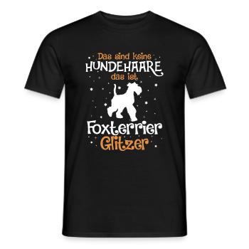 Foxterrier Hund Dog Hundehalter - Männer T-Shirt - Schwarz - Vorne - AI Model Male 178 light (178cm)