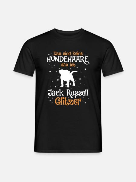 Jack Russell Terrier Hund Dog Hundehalter - Männer T-Shirt - Schwarz