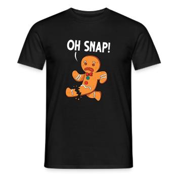 Leg surgery wheelchair lost leg - Men's T-Shirt - black - Front - AI Model Male 178 light (178cm)