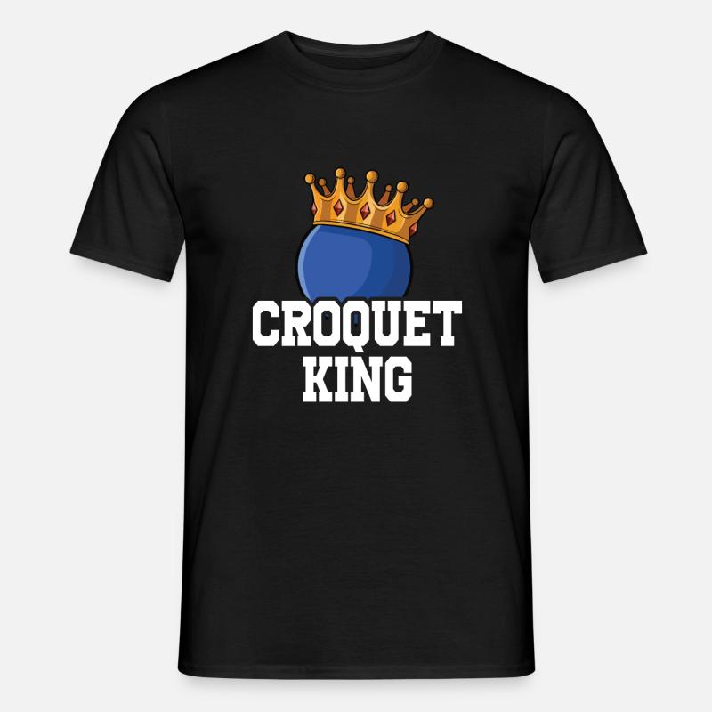 Croquet - Männer T-Shirt - Schwarz