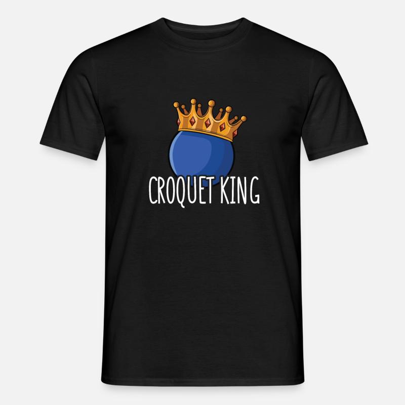 Croquet - Männer T-Shirt - Schwarz