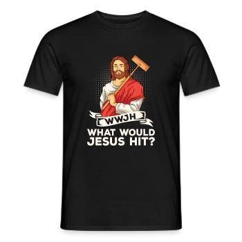 Croquet - Männer T-Shirt - Schwarz - Vorne - AI Model Male 178 light (178cm)
