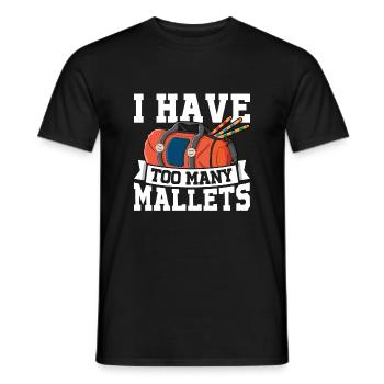 Croquet - Men's T-Shirt - black - Front - AI Model Male 178 light (178cm)