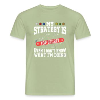 Croquet - Men's T-Shirt - sage - Front - AI Model Male 178 light (178cm)
