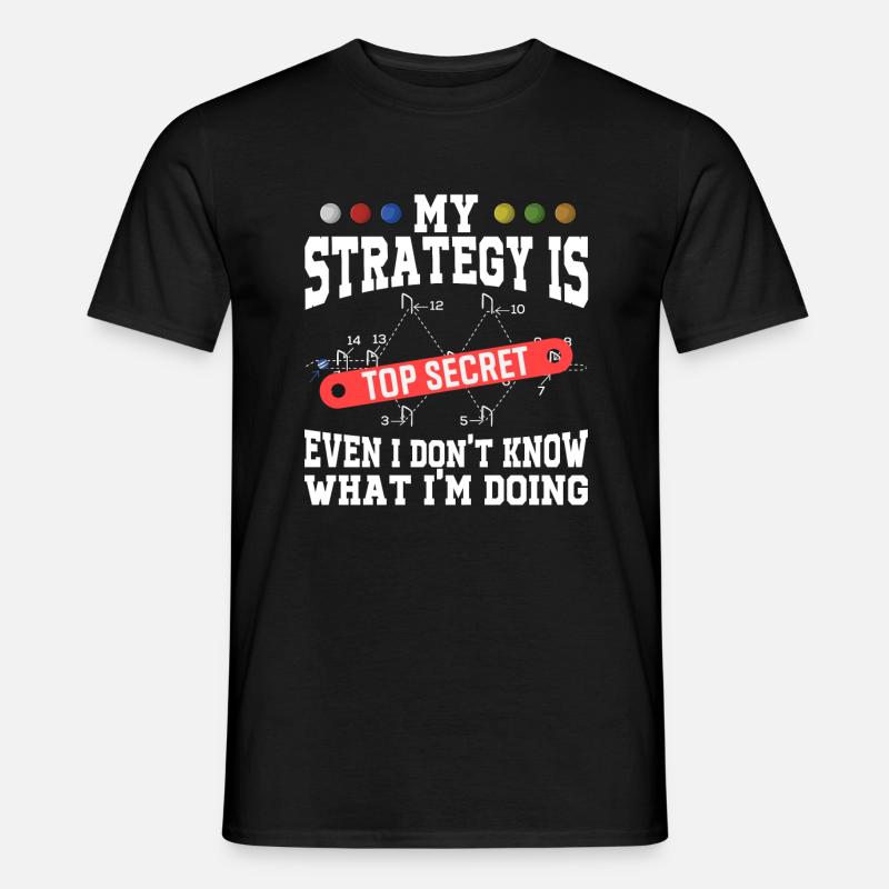 Croquet - Männer T-Shirt - Schwarz