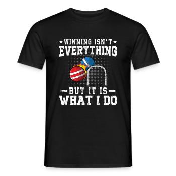 Croquet - Männer T-Shirt - Schwarz - Vorne - AI Model Male 178 light (178cm)