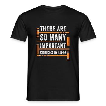 Croquet - Männer T-Shirt - Schwarz - Vorne - AI Model Male 178 light (178cm)
