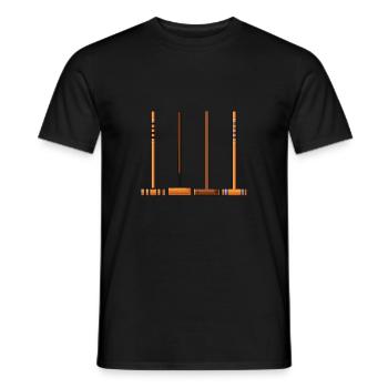 Croquet - Männer T-Shirt - Schwarz - Vorne - AI Model Male 178 light (178cm)