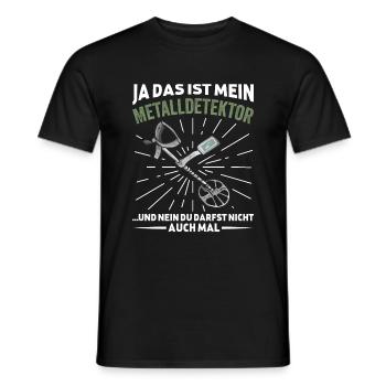 Sondeln - Männer T-Shirt - Schwarz - Vorne - AI Model Male 178 light (178cm)