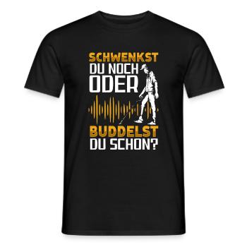 Sondeln - Männer T-Shirt - Schwarz - Vorne - AI Model Male 178 light (178cm)